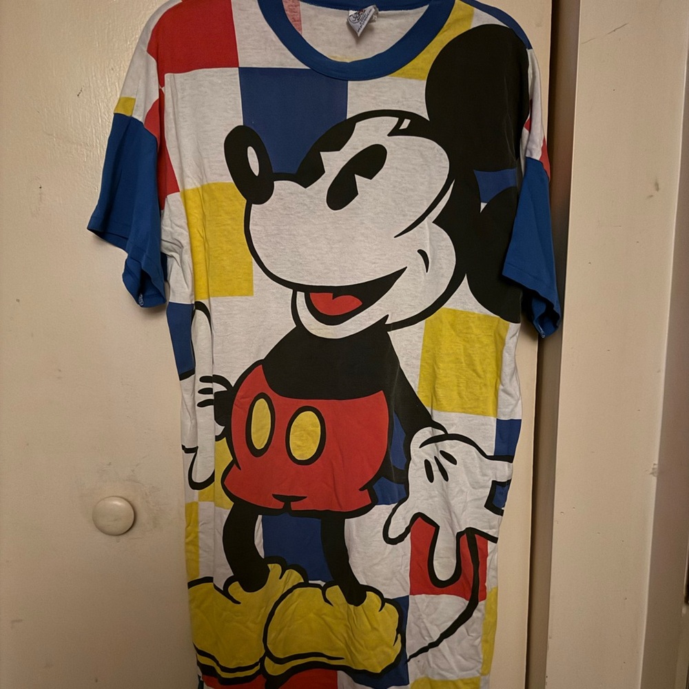 Disney Mickey Mouse Colorful Pajama Shirt